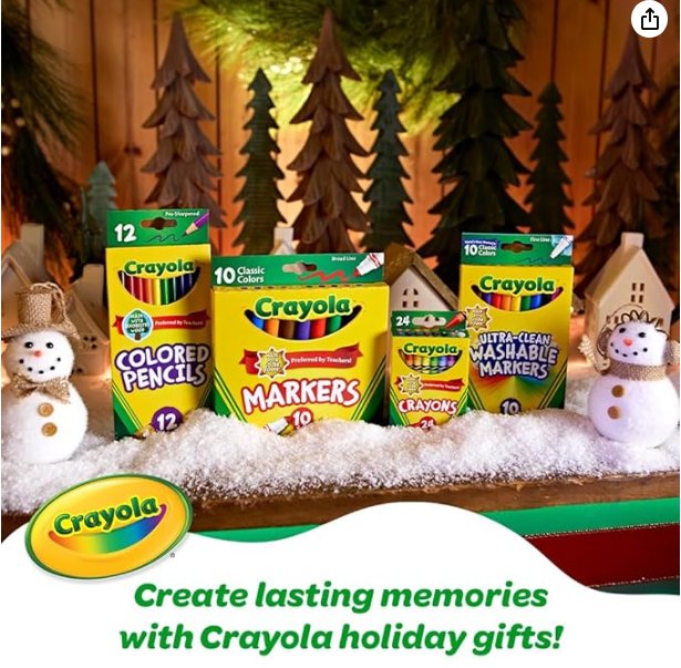 Crayola Colored Pencils Set for Kids -120ct