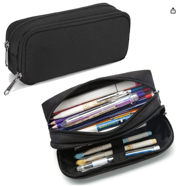 Della Gao Pencil Case Large Capacity for Men