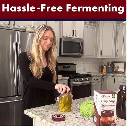 Fermenting Lids for wide mouth mason jars