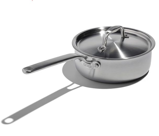 Heritage Steel x Eater 2 Quart Saucepan with Lid