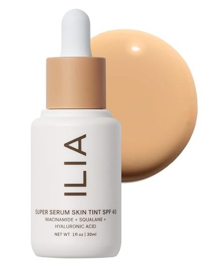 ILIA - Super Serum Skin Tint SPF 40 - Non-Comedogenic, Vegan, LIghtweight to Help Against Blue Light