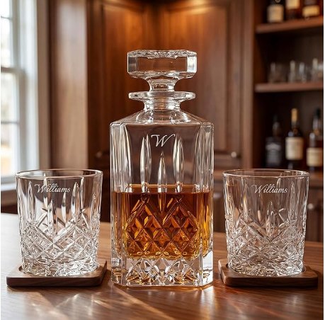 Marquis by Waterford Personalized Markham Square Decanter Set