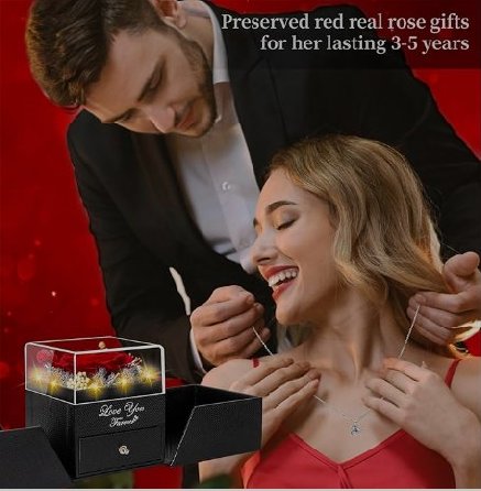 Eternal Flowers Rose Valentines Day Gifts for Her