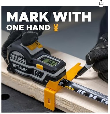 REEKON T1M Utility Digital Tape Measure 25ft (English)