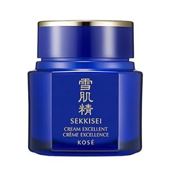 SEKKISEI Cream Excellent Facial Moisturizer, Anti-Aging Intensive Face Moisturizer for Firming, Facial Cream with Vitamin C, Ginseng & Cordyceps, Hydrating Treatment for Fine Lines & Dry Skin, 1.7 oz
