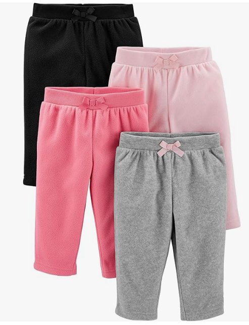 Simple Joys by Carter's Baby-Girls 4-Pack Fleece