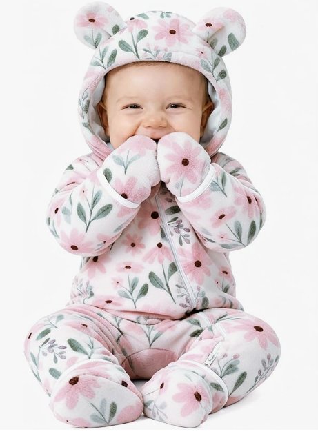 Yoofoss Baby Snowsuit Fleece Baby Winter Clothes for Boys and Girls 
