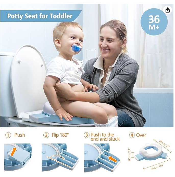 MCGMITT Potty Training Toilet Seat for Toddlers Boys Girls