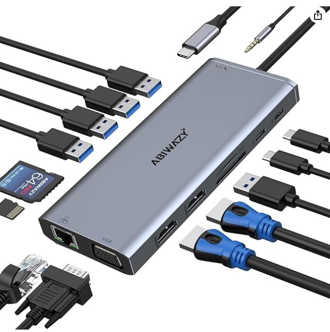 USB C Docking Station Dual Monitor 