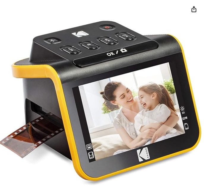 Kodak Digital Film Scanner, Film and Slide Scanner with LCD Screen