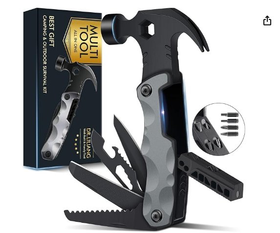 Multitool Camping Accessories Stocking Stuffers