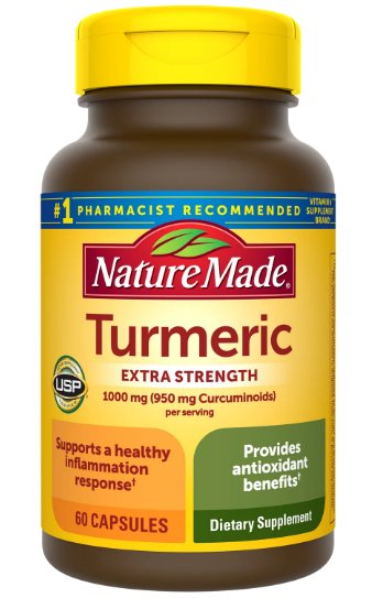 Nature Made Turmeric Extra Strength 1000 mg Capsules
