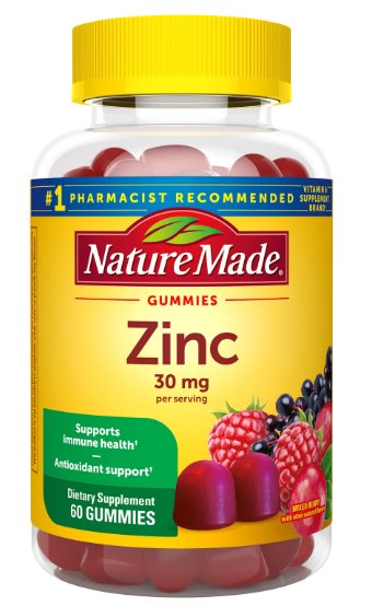Nature Made Extra Strength Zinc Gummies